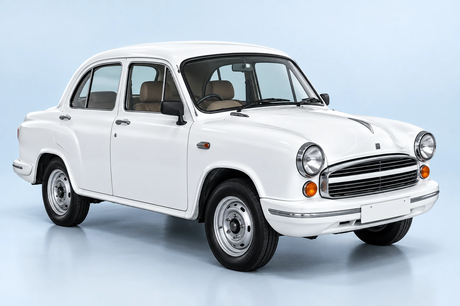 Studio illustration of Hindustan Ambassador Encore